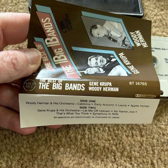 The Best Of The Big Bands Volume 7 Woody Herman BT 16764 Cassette Tape - Picture 5 of 8